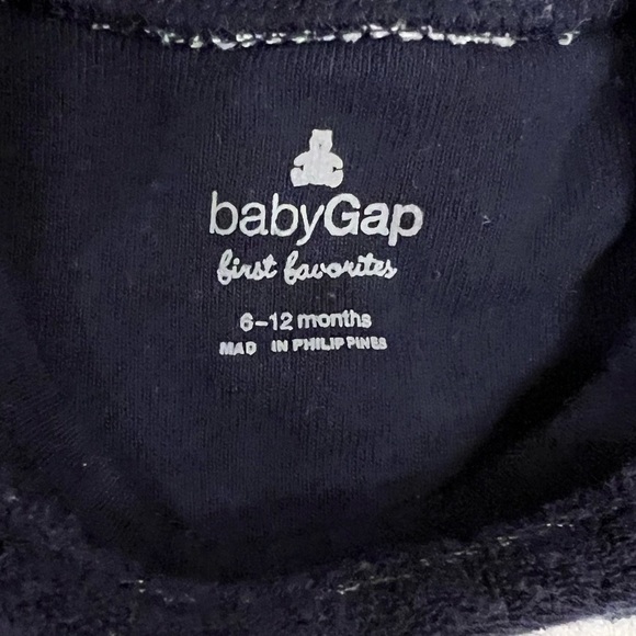 Baby Gap 6-12 Months Striped Romper TerryCloth - Picture 2 of 4